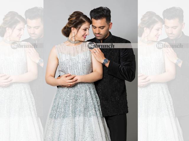 Deepak and Jaya have planned a wedding after the IPL in Agra—Deepak’s home; On Jaya: Sequinned dress by Ravina Belani; On Deepak: Bandhgala by Manoviraj Khosla (Asha Thadani) Deepak and Jaya have planned a wedding after the IPL in Agra—Deepak’s home; On Jaya: Sequinned dress by Ravina Belani; On Deepak: Bandhgala by Manoviraj Khosla (Asha Thadani)