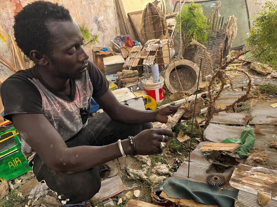 Sow is one of 59 artists or collectives officially selected for the exhibition - one of the continent's oldest, large-scale celebrations of contemporary African art - which runs until June 21.