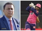 Sunil Gavaskar and Shimron Hetmyer Sunil Gavaskar and Shimron Hetmyer