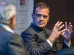 Rahul Gandhi while speaking at the ‘Ideas for India’ conclave in London. ((Twitter) ) Rahul Gandhi while speaking at the ‘Ideas for India’ conclave in London. ((Twitter) )