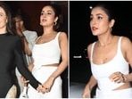 Actor and singer Shehnaaz Gill attended Arbaaz Khan's girlfriend Giorgia Andriani's birthday party last night in Mumbai. Pictures and videos of Shehnaaz having a blast at the celebrations have gone viral on social media. The star attended the occasion dressed in an all-white ensemble and stole the show with her chic style.(HT Photo/Varinder Chawla)