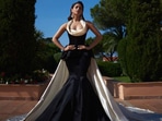 Tamannaah Bhatia in black and white at the Cannes Film Festival. Tamannaah Bhatia in black and white at the Cannes Film Festival.