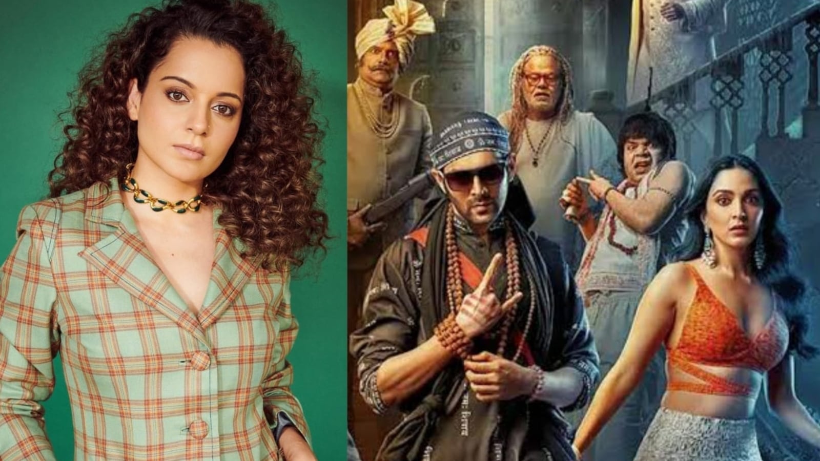 Kangana Ranaut congratulates Kartik Aaryan and Kiara Advani’s Bhool Bhulaiyaa 2 for ending Bollywood’s ‘dry spell’