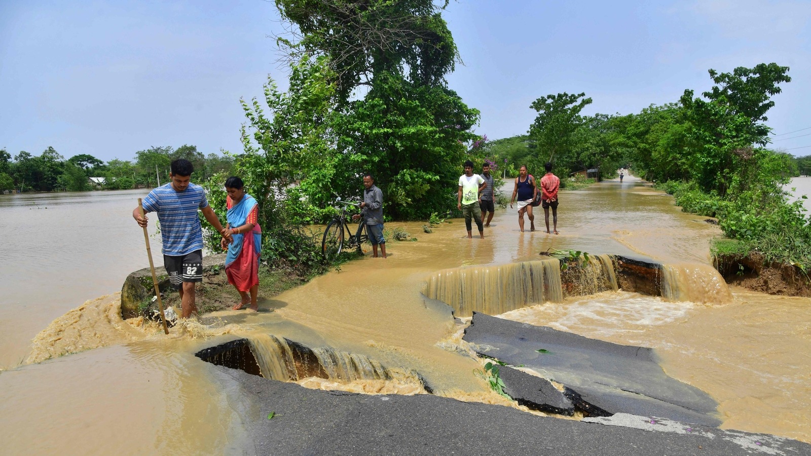 Floods, landslides wreak havoc in Assam, over 6 lakh affected | In photos