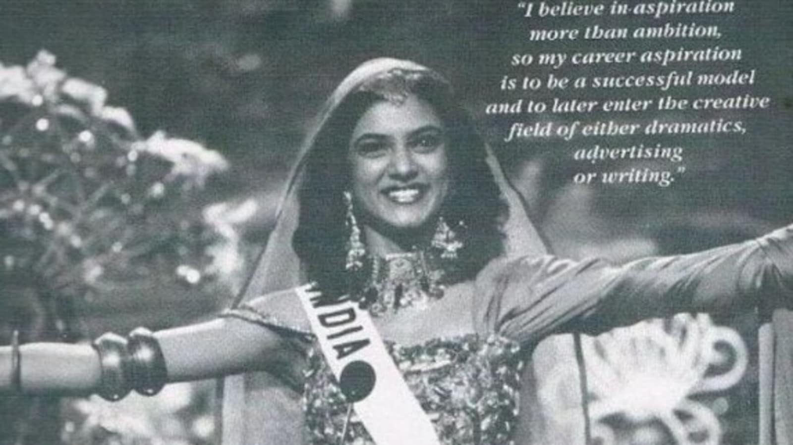 Sushmita Sen Celebrates 28 Years Of Miss Universe Win See Unseen Pic Video Bollywood 