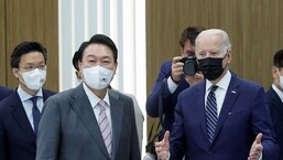 US President Joe Biden and South Korean President Yun Suk-yeol.