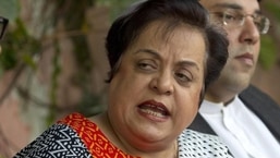 Shireen Mazari, ex-ministra dos direitos humanos do Paquistão (Foto de arquivo)