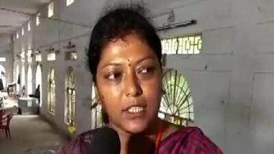 The incident happened after a heavy rain shower during MLA Mimi Majumder’s visit to her constituency. (ANI) The incident happened after a heavy rain shower during MLA Mimi Majumder’s visit to her constituency. (ANI)