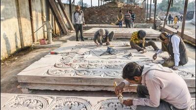 Ram temple work underway in Ayodhya. (FILE PHOTO)