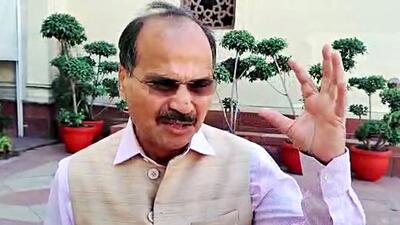 The controversial tweet was deleted soon after it appeared on Congress leader Adhir Ranjan Chowdhury’s handle. (ANI) The controversial tweet was deleted soon after it appeared on Congress leader Adhir Ranjan Chowdhury’s handle. (ANI)