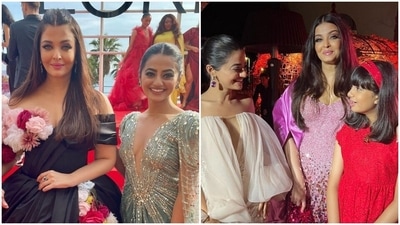 Helly Shah, Aishwarya Rai, and Aaradhya Bachchan at Cannes Film Festival 2022. Helly Shah, Aishwarya Rai, and Aaradhya Bachchan at Cannes Film Festival 2022.