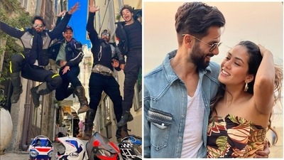Shahid Kapoor is currently on a biking trip in Europe. Shahid Kapoor is currently on a biking trip in Europe.