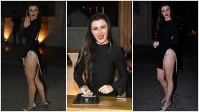 Giorgia Andriani ringed in her birthday last night, and many celebrities attended the bash, including her boyfriend, Arbaaz Khan. Viral pictures from the occasion showed Giorgia bonding with Shehnaaz at the party. Giorgia even cut the cake outside the venue of her birthday celebrations. Scroll ahead to see a few more moments from last night. (HT Photo/Varinder Chawla) Giorgia Andriani ringed in her birthday last night, and many celebrities attended the bash, including her boyfriend, Arbaaz Khan. Viral pictures from the occasion showed Giorgia bonding with Shehnaaz at the party. Giorgia even cut the cake outside the venue of her birthday celebrations. Scroll ahead to see a few more moments from last night. (HT Photo/Varinder Chawla)