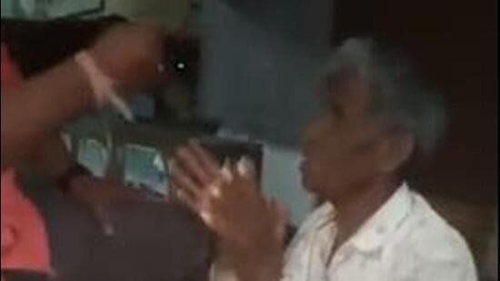 60year-old Bhanwarlal Jain was found dead in Manasa on Friday. (Video grab)