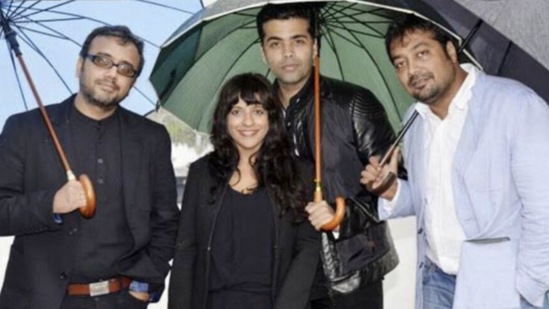 Karan Johar with Zoya Akhtar, Anurag Kashyap, Dibakar Banerjee at Cannes Film Festival 2013. Karan Johar with Zoya Akhtar, Anurag Kashyap, Dibakar Banerjee at Cannes Film Festival 2013.