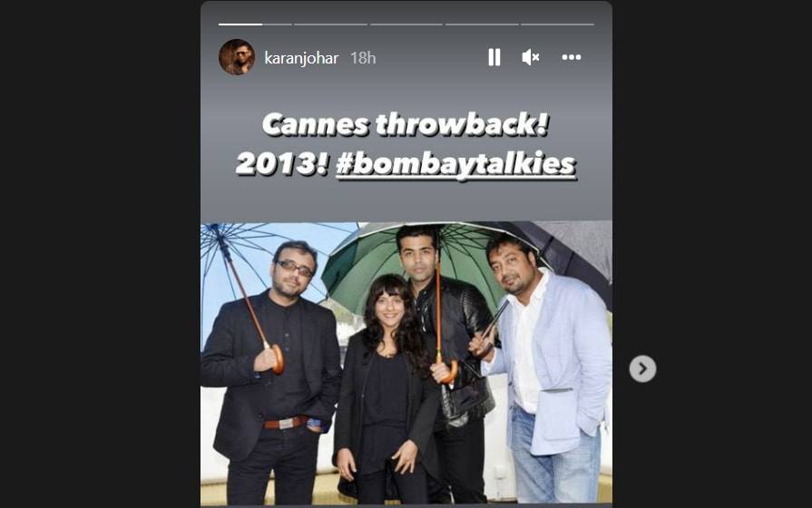 Karan, Zoya, Anurag, Dibakar were seen posing together at Cannes 2013.
