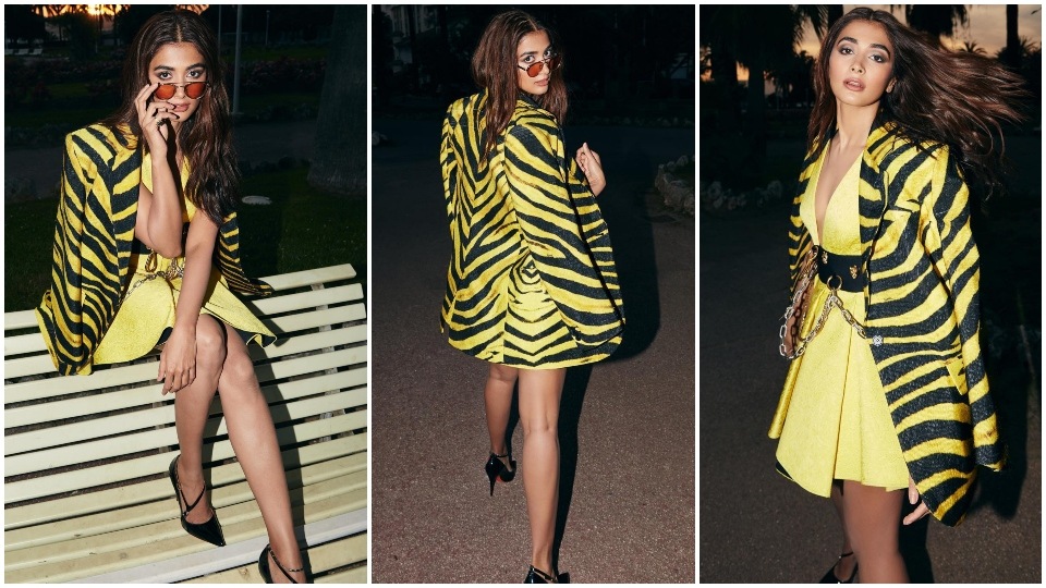 Pooja Hegde enjoys in Cannes. (Instagram) Pooja Hegde enjoys in Cannes. (Instagram)