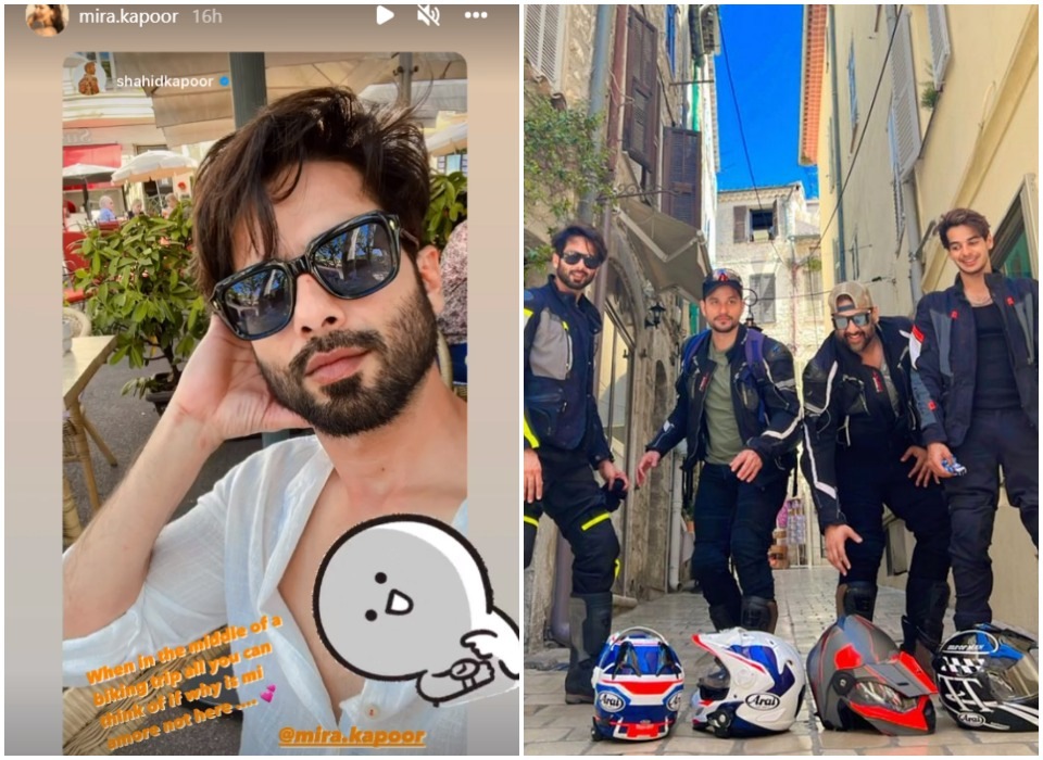 Shahid Kapoor's Instagram posts.