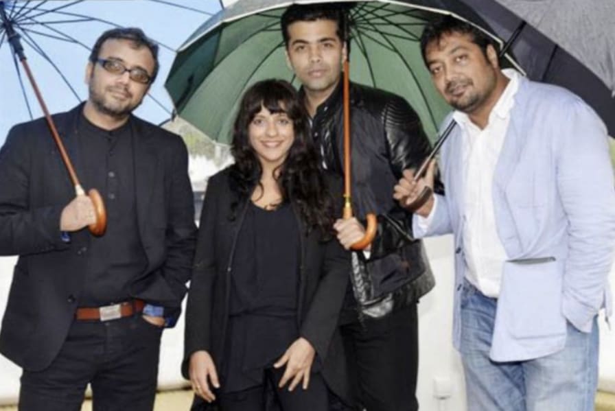 Karan Johar with Zoya Akhtar, Anurag Kashyap, Dibakar Banerjee at Cannes Film Festival 2013. Karan Johar with Zoya Akhtar, Anurag Kashyap, Dibakar Banerjee at Cannes Film Festival 2013.