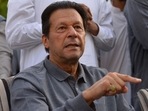 Former Pakistan's prime minister Imran Khan gestures during a press conference in Islamabad.(AFP / File) Former Pakistan's prime minister Imran Khan gestures during a press conference in Islamabad.(AFP / File)