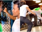 Disha Patani shows off her flying kicks in new video. Disha Patani shows off her flying kicks in new video.