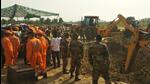 A team of the National Disaster Relief Force (NDRF) and Indian Army personnel during a rescue operation to save a six-year-old boy who fell into a borewell at Khyala Bulanda village in Hoshiarpur district on Sunday. (HT photo) A team of the National Disaster Relief Force (NDRF) and Indian Army personnel during a rescue operation to save a six-year-old boy who fell into a borewell at Khyala Bulanda village in Hoshiarpur district on Sunday. (HT photo)