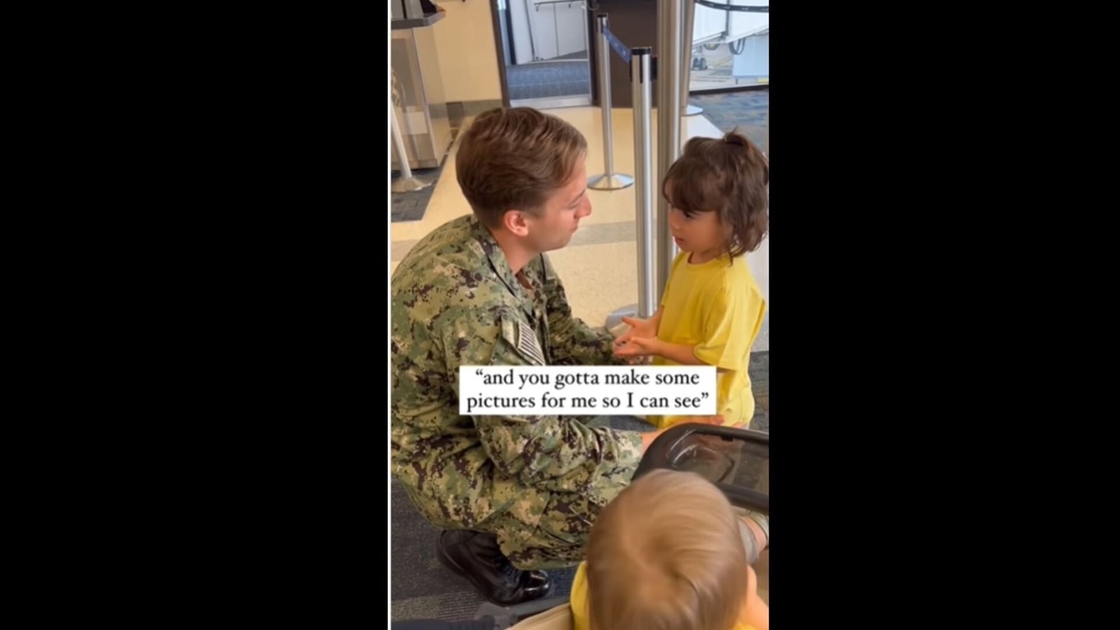 Little Girl Says Words Of Encouragement To Father Who Is In Military. Watch  | Trending - Hindustan Times