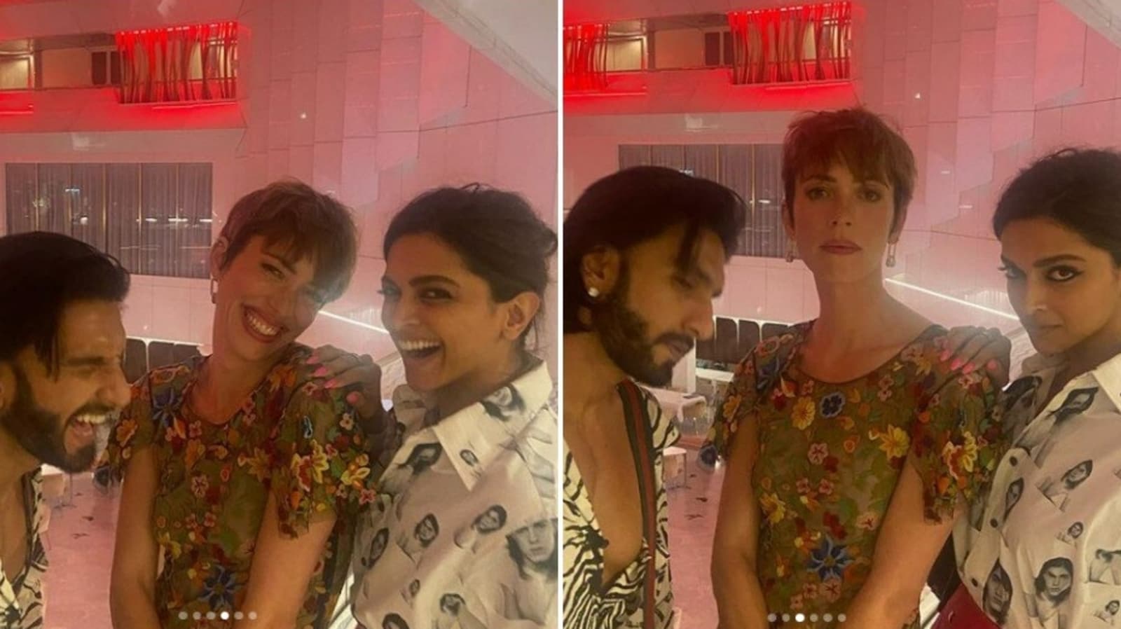 Ranveer Singh and Deepika Padukone party with Rebecca Hall at Cannes Film Festival, pose for pics