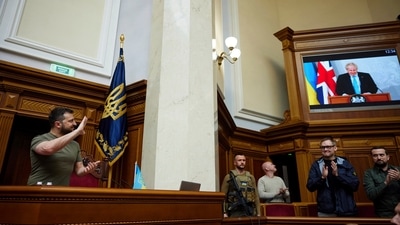Ukraine parliament (Ukrainian Presidential Press Office via AP) (AP) Ukraine parliament (Ukrainian Presidential Press Office via AP) (AP)