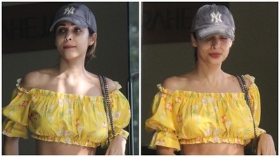 Malaika Arora has been a part of the industry for many years now. However, the star continuously surprises her fans with her on-point sartorial choices no matter the season. Malaika is a style icon in her own right. Moreover, she can consistently serve riveting looks without any wardrobe fails. Case in point: the diva's summer-ready look for an outing in Mumbai today. (HT Photo/Varinder Chawla) Malaika Arora has been a part of the industry for many years now. However, the star continuously surprises her fans with her on-point sartorial choices no matter the season. Malaika is a style icon in her own right. Moreover, she can consistently serve riveting looks without any wardrobe fails. Case in point: the diva's summer-ready look for an outing in Mumbai today. (HT Photo/Varinder Chawla)