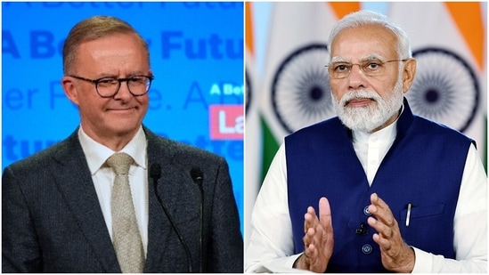 Australian PM-elect and Prime Minister Narendra Modi