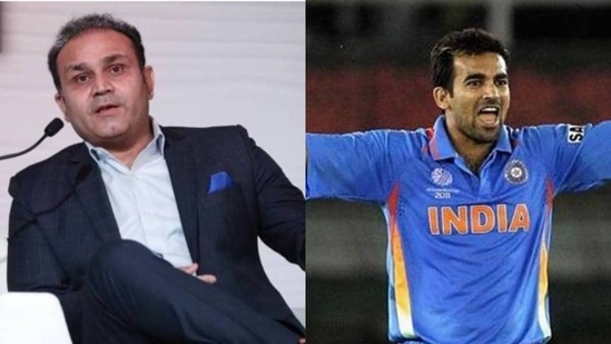 Virender Sehwag; Zaheer Khan Virender Sehwag; Zaheer Khan