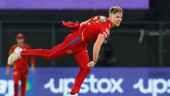 Mumbai: Nathan Ellis of Punjab Kings during T20 cricket match 70 of the Indian Premier League 2022 (IPL season 15) between the Sunrisers Hyderabad and the Punjab Kings, at the Wankhede Stadium in Mumbai, Sunday, May 22, 2022. (Sportzpics for IPL/PTI Photo)(PTI05_22_2022_000181A)(PTI)