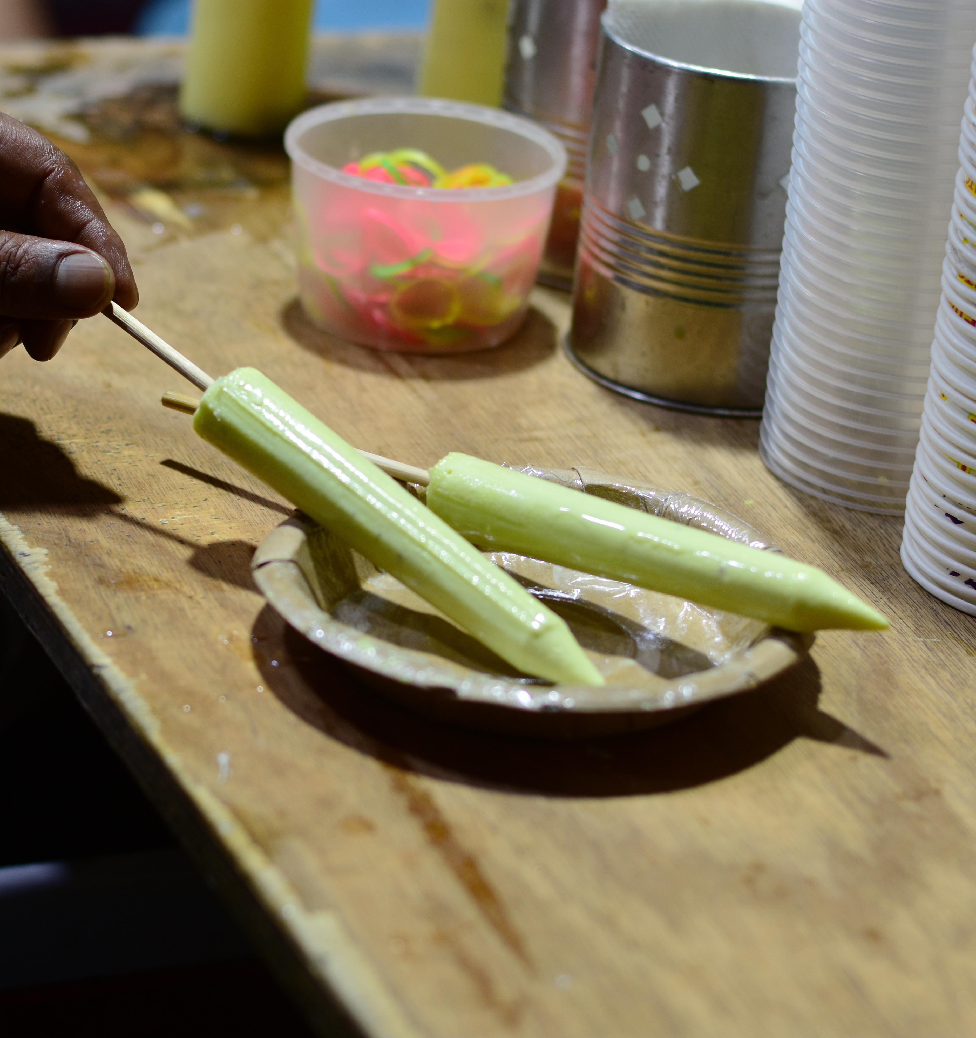Jeeta Kulfi Walle was started in 1985 and offers tila (stick) kulfis and falooda kulfis. (Photo: Manish Rajput/HT) Jeeta Kulfi Walle was started in 1985 and offers tila (stick) kulfis and falooda kulfis. (Photo: Manish Rajput/HT)