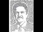 The man made a portrait of industrialist Anand Mahindra using ancient Tamil letters. (@SGaniiganesh/Twitter ) The man made a portrait of industrialist Anand Mahindra using ancient Tamil letters. (@SGaniiganesh/Twitter )