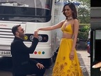 Fans react to Akshay Kumar and Manushi Chillar's video from Prithviraj's promotions. Fans react to Akshay Kumar and Manushi Chillar's video from Prithviraj's promotions.