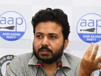 AAP leader and MCD in-charge Durgesh Pathak AAP leader and MCD in-charge Durgesh Pathak 