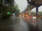 Several parts of the national capital and the NCR received heavy rain with thunderstorms. Several parts of the national capital and the NCR received heavy rain with thunderstorms.