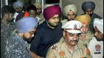 Congress leader Navjot Singh Sidhu comes out after his medical examination at Rajindra Hospital in Patiala Monday. (PTI) Congress leader Navjot Singh Sidhu comes out after his medical examination at Rajindra Hospital in Patiala Monday. (PTI)