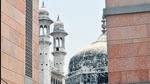 Varanasi, May 19 (ANI): An outer view of the Gyanvapi Mosque, in Varanasi on Friday. (ANI Photo) (Rajesh Kumar) Varanasi, May 19 (ANI): An outer view of the Gyanvapi Mosque, in Varanasi on Friday. (ANI Photo) (Rajesh Kumar)