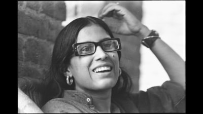 Nabaneeta Dev Sen in a picture dated 15 April 1971. (Chawla/HT Photo)