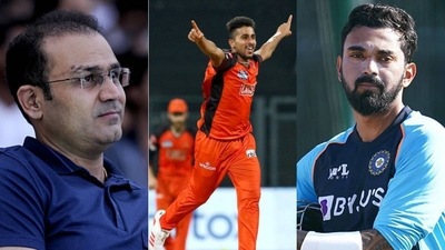 Virender Sehwag; Umran Malik; KL Rahul Virender Sehwag; Umran Malik; KL Rahul