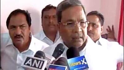 Congress leader Siddaramaiah’s statements come after a screenshot of a post by committee chairman Chakratheertha on March 16, 2017 went viral on social media where he has made a parody of the state anthem. (ANI)