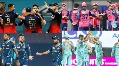 IPL 2022: Gujarat Titans, Rajasthan Royals, Lucknow Super Giants and Royal Challengers Bangalore are the four teams that advanced to the play-offs stage. (IPL)