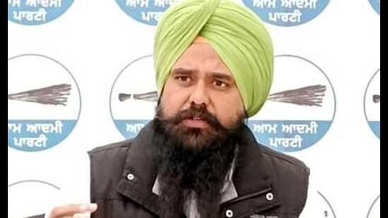 AAP’ state chief spokesperson Malwinder Singh Kang.