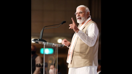 Prime Minister Narendra Modi will be on a one-day visit to Hyderabad on May 26 to attend the 20th-anniversary celebrations of the Indian School of Business (ISB) (ANI)
