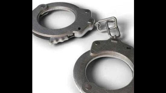 Ludhiana commissioner of police Kautubh Sharma said, “Acting on a tip off, the accused were arrested from a vacant plot, while they were planning a robbery. The accused had been active in the city for six months and had carried out at least 50 snatchings and vehicle liftings. (HT FILE)