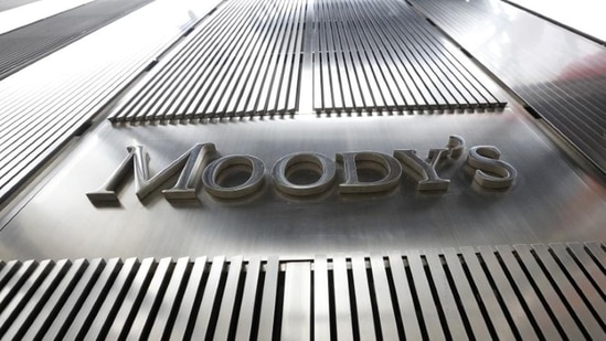 A Moody's sign is displayed on 7 World Trade Center, the company's corporate headquarters in New York.(REUTERS)