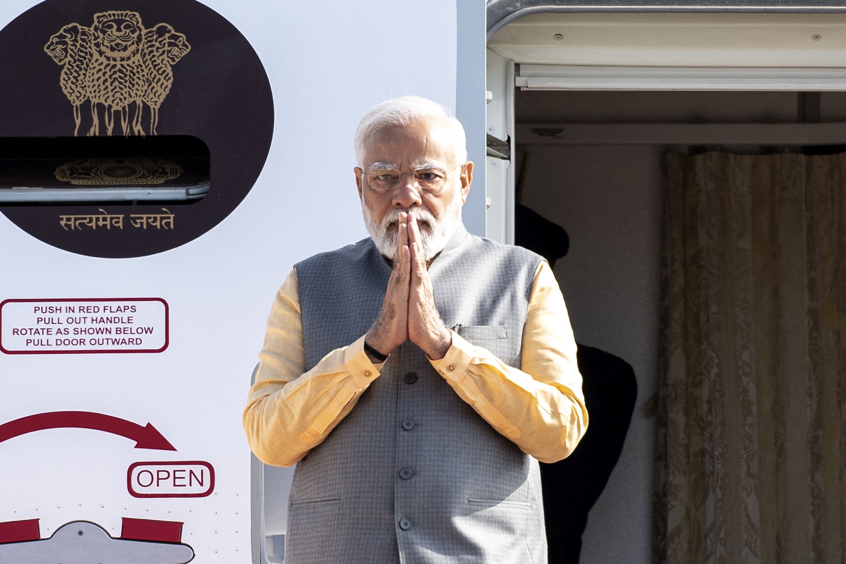Prime Minister Narendra Modi arrives at Haneda airport in Tokyo on May 23, 2022. (AFP) Prime Minister Narendra Modi arrives at Haneda airport in Tokyo on May 23, 2022. (AFP)
