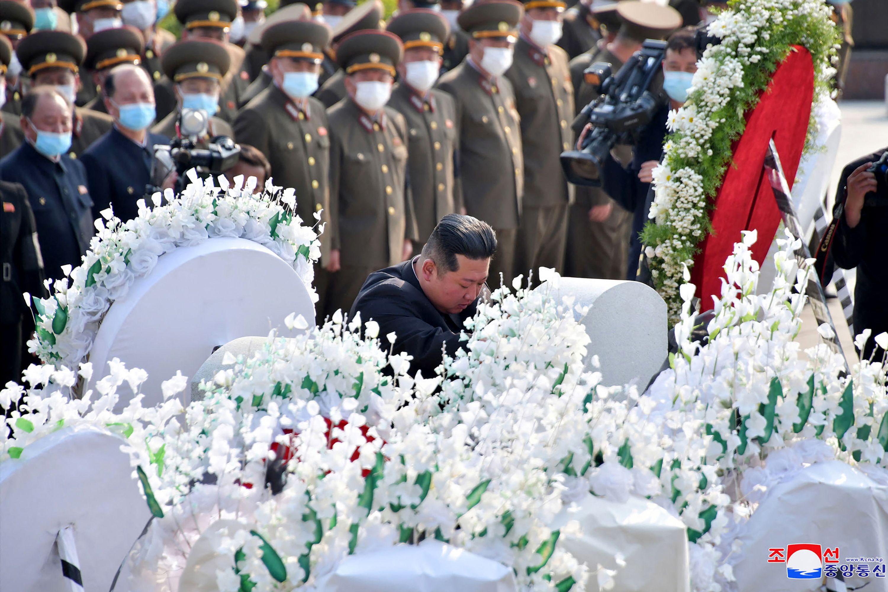 North Korean leader Kim Jong Un attending funeral of the late Hyon Chol Hae, Marshal of the Korean People's Army and general adviser to the ministry of national defence at the Fatherland Liberation War Martyrs cemetery in Pyongyang. (AFP) North Korean leader Kim Jong Un attending funeral of the late Hyon Chol Hae, Marshal of the Korean People's Army and general adviser to the ministry of national defence at the Fatherland Liberation War Martyrs cemetery in Pyongyang. (AFP)